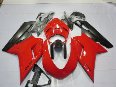 2007-2014 Rot Ducati 848 1098 1198 Motorrad Verkleidungen