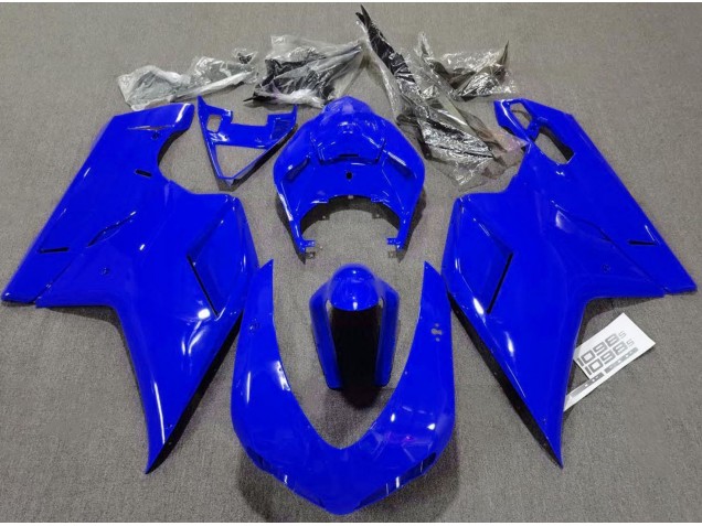 2007-2014 Schlichte Glänzend Blau Ducati 848 1098 1198 Motorrad Verkleidungen 2007-2014 Schlichte Glänzend Blau Ducati 848 1098 1198 Motorrad Verkleidungen