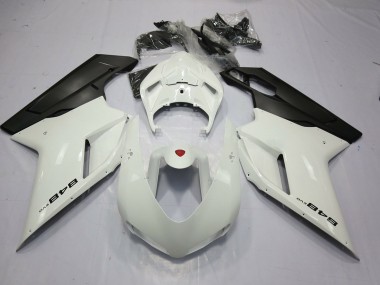 2007-2014 Weiß & Schwarz 848 Ducati 848 1098 1198 Motorrad Verkleidungen