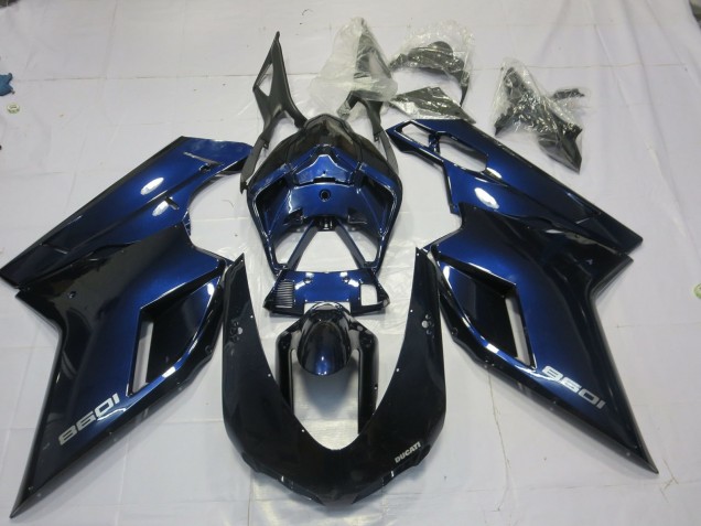 2007-2014 Tiefes Blau Ducati 848 1098 1198 Motorrad Verkleidungen 2007-2014 Tiefes Blau Ducati 848 1098 1198 Motorrad Verkleidungen