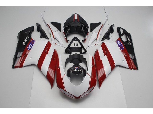 2007-2014 Tiefrot Ducati 848 1098 1198 Motorrad Verkleidungen 2007-2014 Tiefrot Ducati 848 1098 1198 Motorrad Verkleidungen