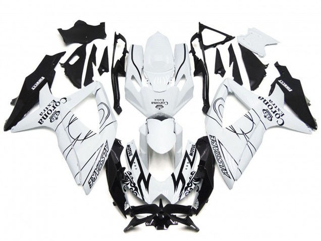 2008-2010 Benutzerdefiniert Corona Spezial Mit Weiß GSXR 600-750 Motorrad Verkleidungen 2008-2010 Benutzerdefiniert Corona Spezial Mit Weiß GSXR 600-750 Motorrad Verkleidungen