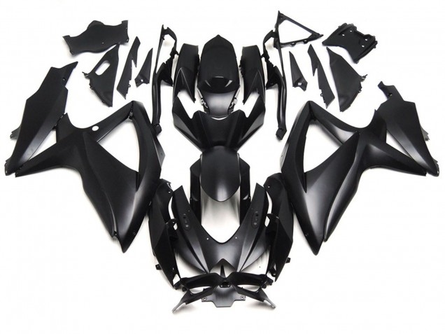 2008-2010 Dunkelmatt Schwarz GSXR 600-750 Motorrad Verkleidungen 2008-2010 Dunkelmatt Schwarz GSXR 600-750 Motorrad Verkleidungen