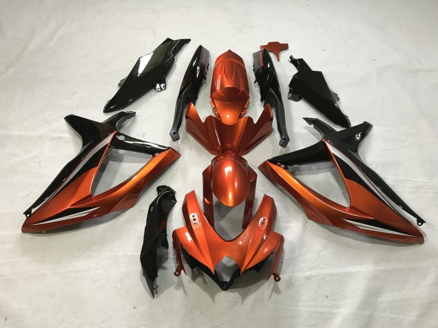 2008-2010 Gebranntes Orange GSXR 600-750 Motorrad Verkleidungen 2008-2010 Gebranntes Orange GSXR 600-750 Motorrad Verkleidungen