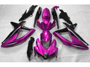 2008-2010 Glanzrosa GSXR 600-750 Motorrad Verkleidungen
