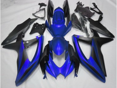 2008-2010 Matt Blau GSXR 600-750 Motorrad Verkleidungen