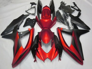 2008-2010 Matt Rot GSXR 600-750 Motorrad Verkleidungen