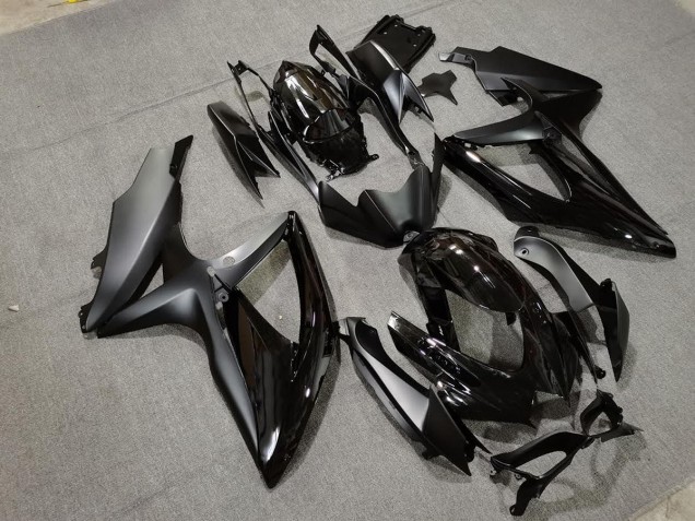 2008-2010 Matt Schwarz GSXR 600-750 Motorrad Verkleidungen 2008-2010 Matt Schwarz GSXR 600-750 Motorrad Verkleidungen