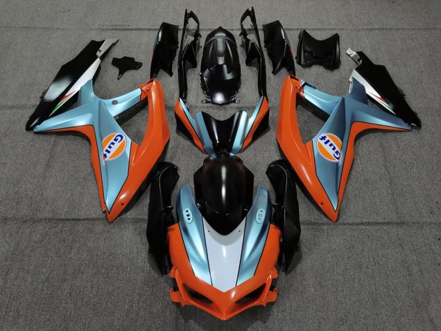 2008-2010 Matte Gulf GSXR 600-750 Motorrad Verkleidungen 2008-2010 Matte Gulf GSXR 600-750 Motorrad Verkleidungen