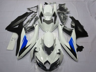 2008-2010 Weiß & Schwarz GSXR 600-750 Motorrad Verkleidungen