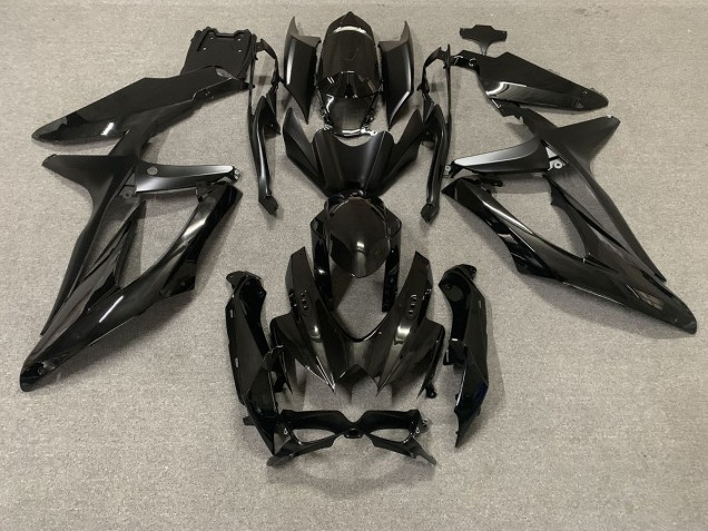 2008-2010 Schwarz Glänzend GSXR 600-750 Motorrad Verkleidungen 2008-2010 Schwarz Glänzend GSXR 600-750 Motorrad Verkleidungen