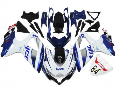 2008-2010 Tyco Benutzerdefinierter Glanzstil GSXR 600-750 Motorrad Verkleidungen
