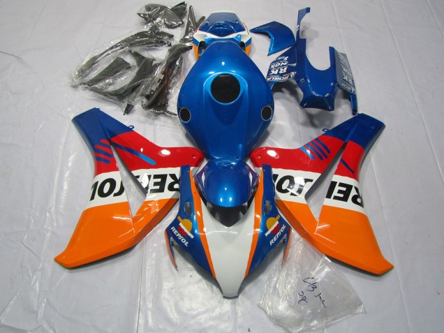 2008-2011 Blau Repsol & Rot CBR1000RR Motorrad Verkleidungen 2008-2011 Blau Repsol & Rot CBR1000RR Motorrad Verkleidungen
