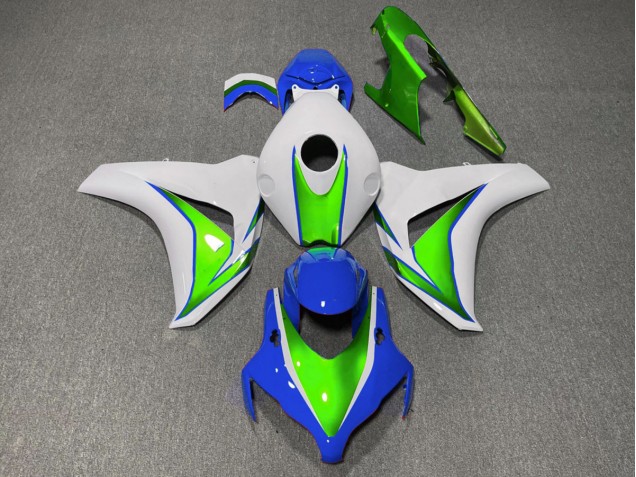 2008-2011 Glänzend Grün & Blau CBR1000RR Motorrad Verkleidungen 2008-2011 Glänzend Grün & Blau CBR1000RR Motorrad Verkleidungen