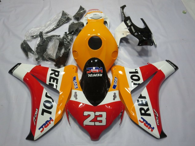 2008-2011 Off-Orange Repsol CBR1000RR Motorrad Verkleidungen 2008-2011 Off-Orange Repsol CBR1000RR Motorrad Verkleidungen
