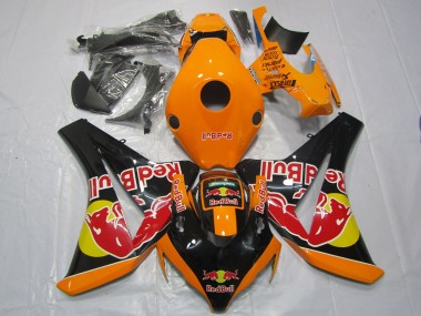 2008-2011 Orangerot Bull CBR1000RR Motorrad Verkleidungen