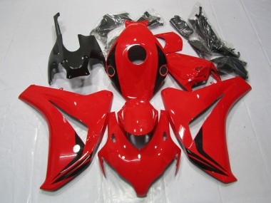 2008-2011 Rot Glänzend Klein-Akzent-Design CBR1000RR Motorrad Verkleidungen