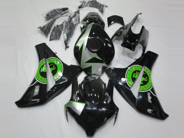 2008-2011 Schwarz Glänzend & Grün CBR1000RR Motorrad Verkleidungen