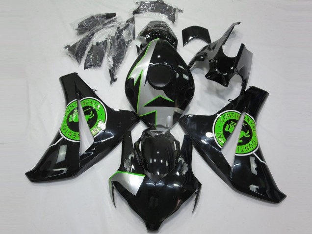 2008-2011 Schwarz Glänzend & Grün CBR1000RR Motorrad Verkleidungen 2008-2011 Schwarz Glänzend & Grün CBR1000RR Motorrad Verkleidungen