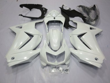 2008-2012 Glänzend Weiß Ninja 250 Motorrad Verkleidungen