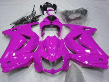 2008-2012 Glanzrosa Ninja 250 Motorrad Verkleidungen