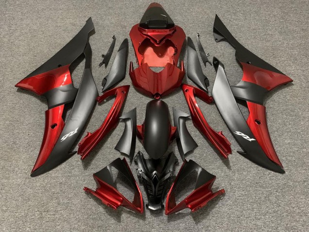 2008-2016 Benutzerdefiniert OEM Stil Rot / Schwarz R6 Motorrad Verkleidungen 2008-2016 Benutzerdefiniert OEM Stil Rot / Schwarz R6 Motorrad Verkleidungen