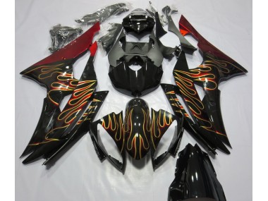 2008-2016 Benutzerdefiniertes Flame R6 Motorrad Verkleidungen