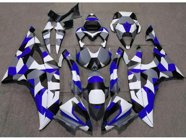 2008-2016 Blau Camo Uni R6 Motorrad Verkleidungen 2008-2016 Blau Camo Uni R6 Motorrad Verkleidungen