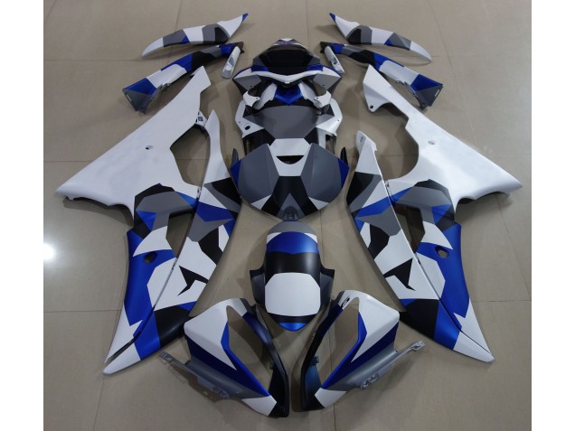 2008-2016 Blauer Schnee Camo R6 Motorrad Verkleidungen 2008-2016 Blauer Schnee Camo R6 Motorrad Verkleidungen