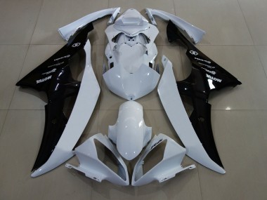 2008-2016 Glänzend Weiß / Schwarz R6 Motorrad Verkleidungen
