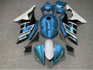 2008-2016 Hellblau Schwarz & Weiß OEM Stil R6 Motorrad Verkleidungen