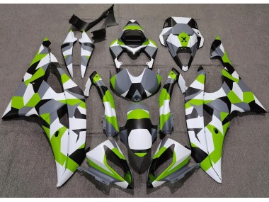 2008-2016 Hellgrün Tarnung Einfarbig R6 Motorrad Verkleidungen