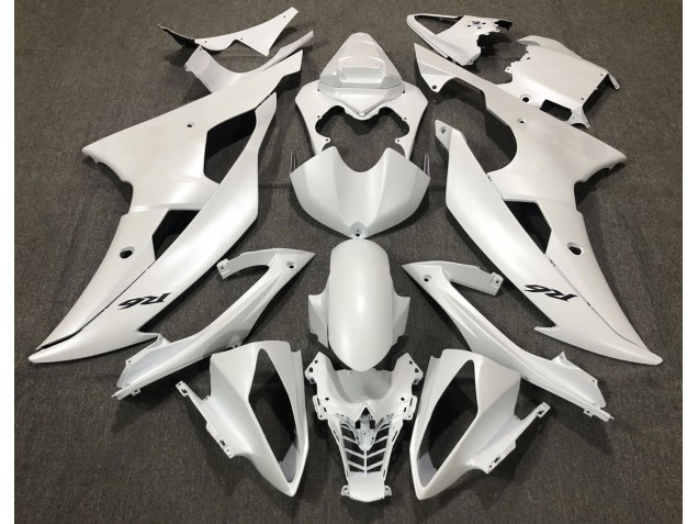 2008-2016 Matt Weiß R6 Motorrad Verkleidungen 2008-2016 Matt Weiß R6 Motorrad Verkleidungen