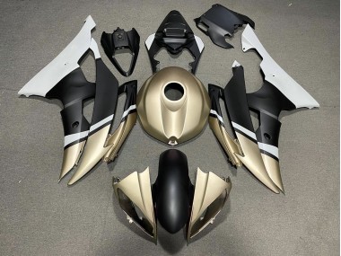2008-2016 Matt Schwarz & Gold R6 Motorrad Verkleidungen