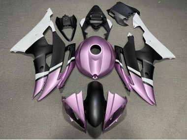2008-2016 Matt Schwarz & Hellviolett R6 Motorrad Verkleidungen