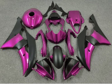 2008-2016 Pink & Matt Schwarz R6 Motorrad Verkleidungen