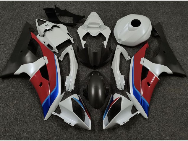 2008-2016 Weiß Rot & Blau R6 Motorrad Verkleidungen 2008-2016 Weiß Rot & Blau R6 Motorrad Verkleidungen