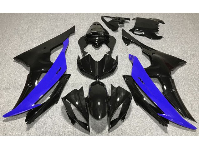 2008-2016 Schwarz Glänzend & Blau R6 Motorrad Verkleidungen 2008-2016 Schwarz Glänzend & Blau R6 Motorrad Verkleidungen