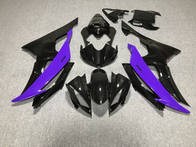 2008-2016 Schwarz Glänzend & Lila R6 Motorrad Verkleidungen 2008-2016 Schwarz Glänzend & Lila R6 Motorrad Verkleidungen