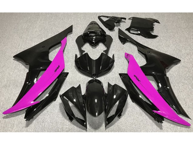 2008-2016 Schwarz Glänzend & Pink R6 Motorrad Verkleidungen 2008-2016 Schwarz Glänzend & Pink R6 Motorrad Verkleidungen