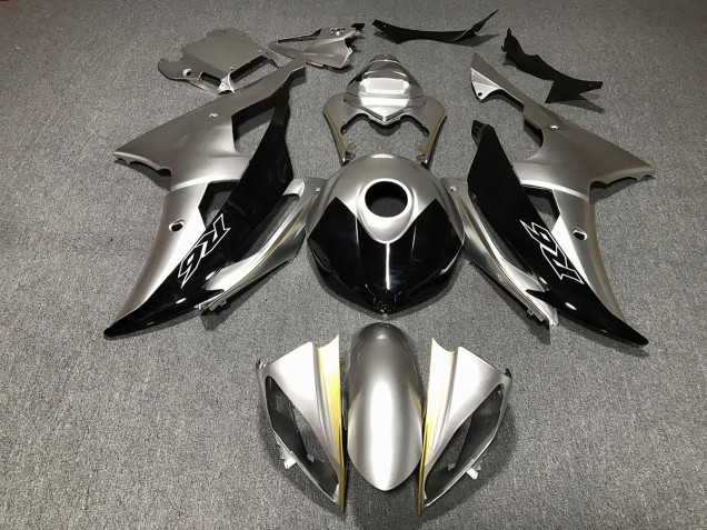 2008-2016 Silber & Schwarz Custom R6 Motorrad Verkleidungen 2008-2016 Silber & Schwarz Custom R6 Motorrad Verkleidungen
