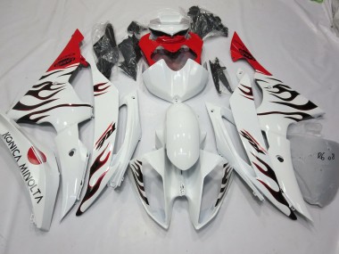 2008-2016 Spezial Flamme Rot R6 Motorrad Verkleidungen