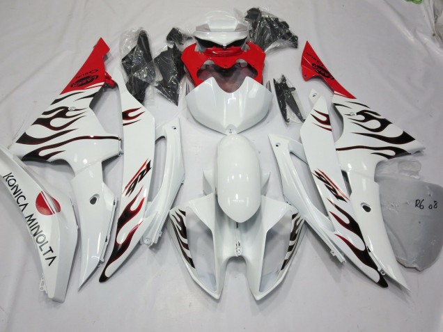2008-2016 Spezial Flamme Rot R6 Motorrad Verkleidungen 2008-2016 Spezial Flamme Rot R6 Motorrad Verkleidungen