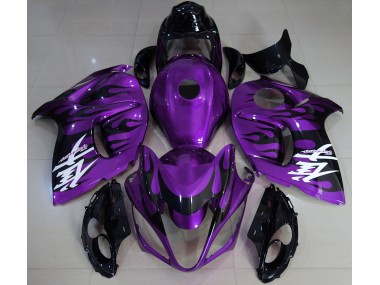 2008-2020 Glanz Lila & Schwarz GSXR 1300 Motorrad Verkleidungen