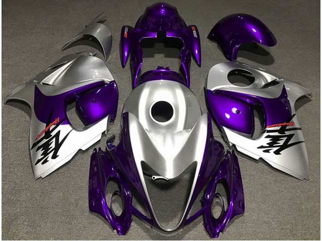 2008-2020 Glanz Lila & Silber GSXR 1300 Motorrad Verkleidungen 2008-2020 Glanz Lila & Silber GSXR 1300 Motorrad Verkleidungen
