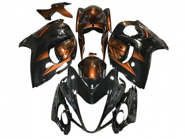 2008-2020 Glänzendes Schwarz & Dunkelorange GSXR 1300 Motorrad Verkleidungen 2008-2020 Glänzendes Schwarz & Dunkelorange GSXR 1300 Motorrad Verkleidungen