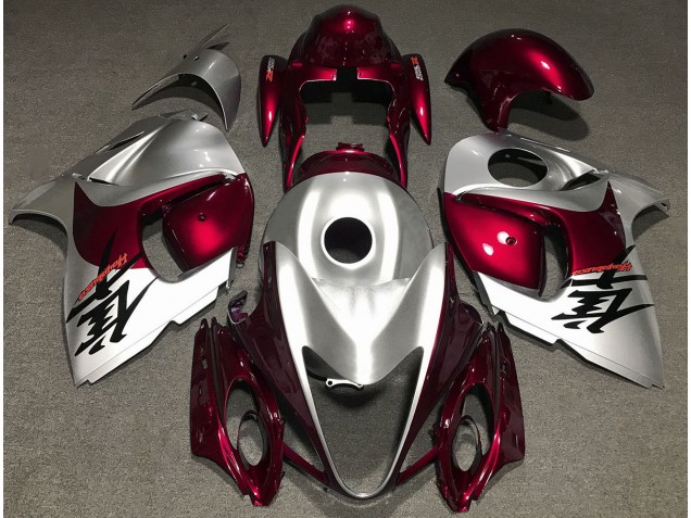 2008-2020 Rot Glänzend & Silber GSXR 1300 Motorrad Verkleidungen 2008-2020 Rot Glänzend & Silber GSXR 1300 Motorrad Verkleidungen