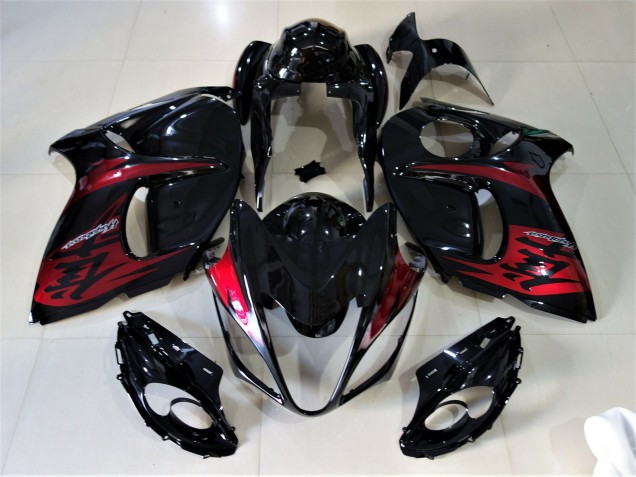 2008-2020 Schwarz Glänzend & Bonbonrot GSXR 1300 Motorrad Verkleidungen 2008-2020 Schwarz Glänzend & Bonbonrot GSXR 1300 Motorrad Verkleidungen