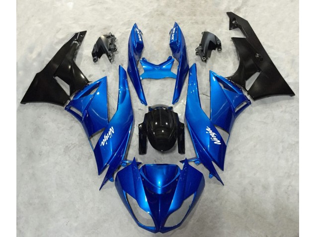2009-2012 Blau & Schwarz Ninja ZX6R Motorrad Verkleidungen 2009-2012 Blau & Schwarz Ninja ZX6R Motorrad Verkleidungen