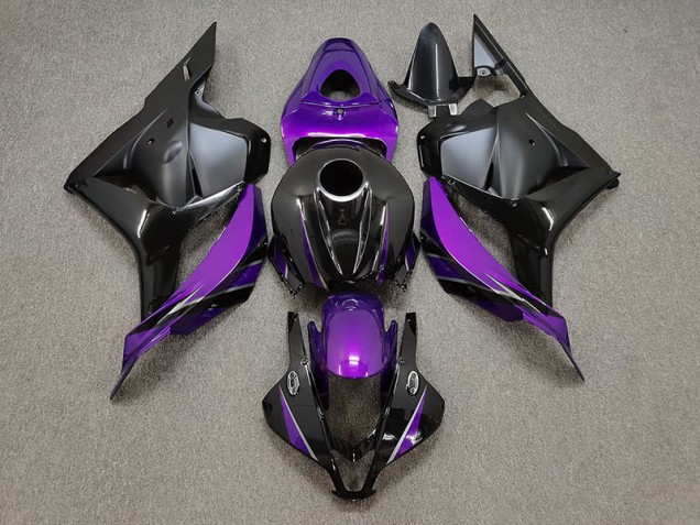 2009-2012 Glanz Lila & Schwarz CBR600RR Motorrad Verkleidungen 2009-2012 Glanz Lila & Schwarz CBR600RR Motorrad Verkleidungen